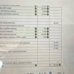 Fit for life foods income statement