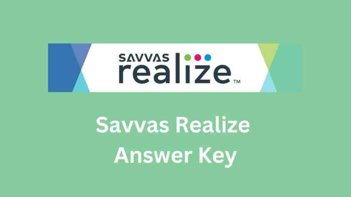 Savvas realize 8-1 answer key