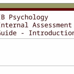 Ib psychology internal assessment example